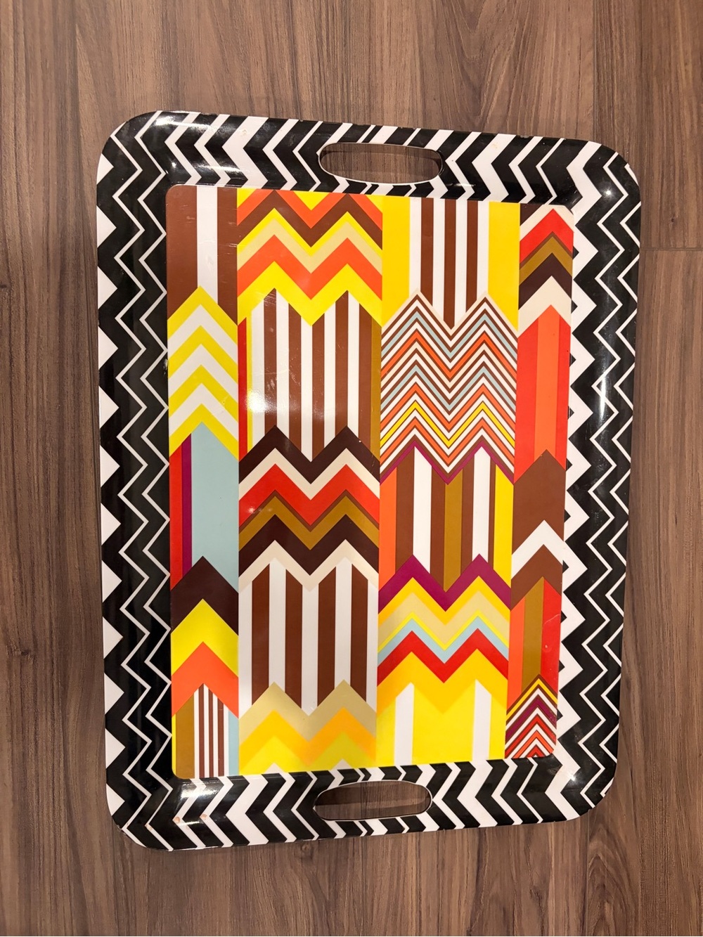 Missoni for Target Melamine Serving Tray Zig Zag Chevron Geometric